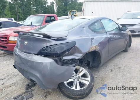 2012 Hyundai Genesis Coupe 2.0T из США, поврежденный, VIN KMHHT6KD7CU073517